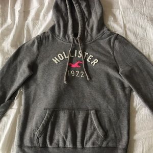 Grey Hollister hoodie